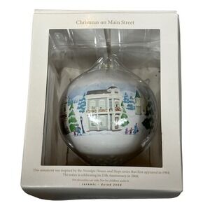 Hallmark Keepsake Christmas on Main‎ Street Ceramic Ornament House Shop Series